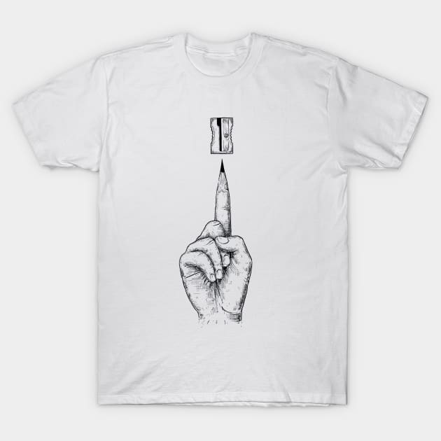 hand T-Shirt by rudoi